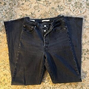 Premium Levi’s Black Ribcage Boot